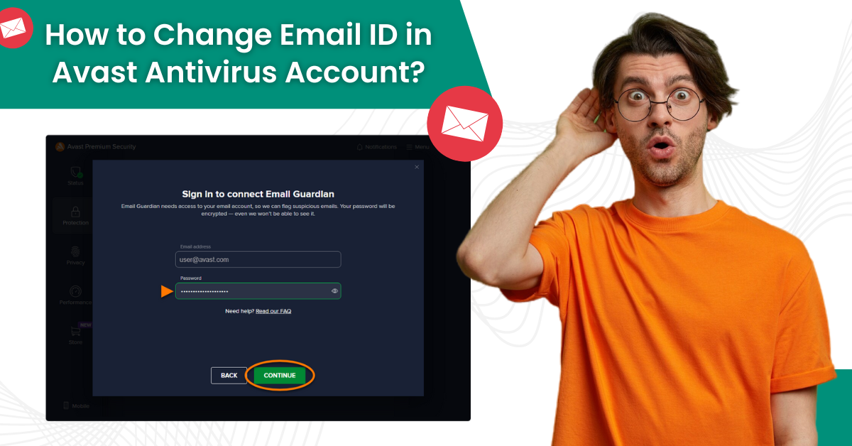 Change Email ID in Avast Antivirus Account