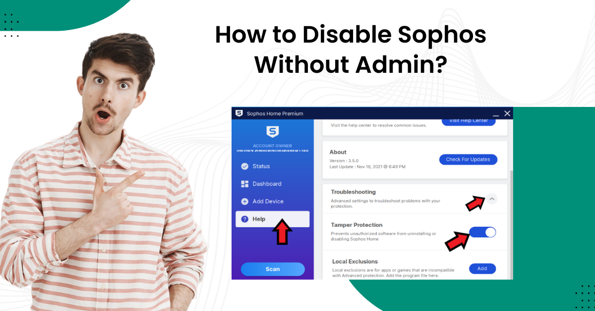 Disable Sophos Without Admin