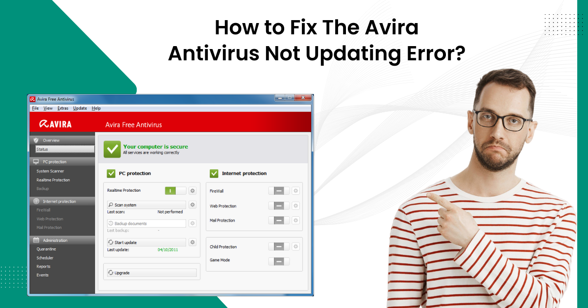 Fix the Avira Antivirus Not Updating Error