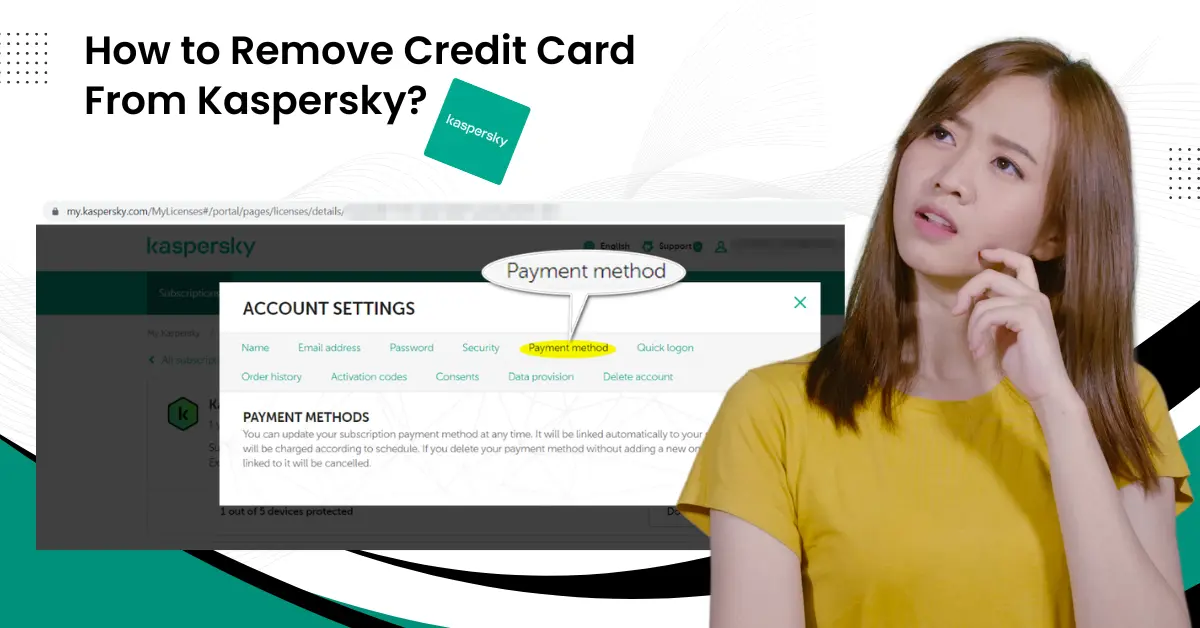 Remove Credit Card from Kaspersky