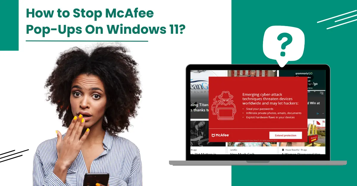 Stop McAfee Pop-Ups on Windows 11