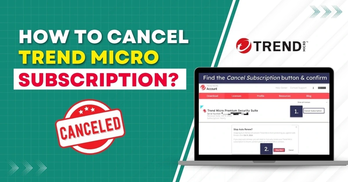 Cancel Trend Micro Subscription