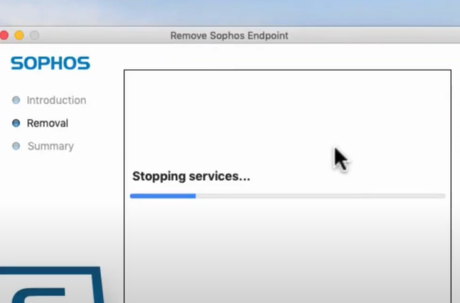 Removing Sophos Product