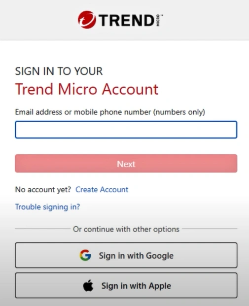 and fill in your login credentials to sign