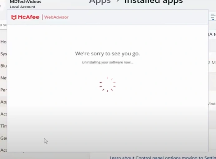 Click Done once the uninstallation