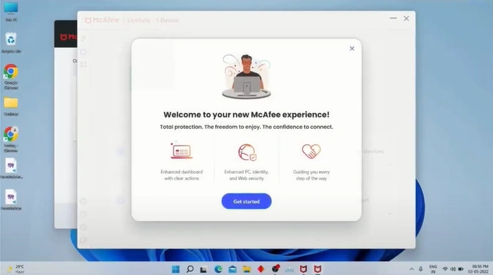 Open the Antivirus application