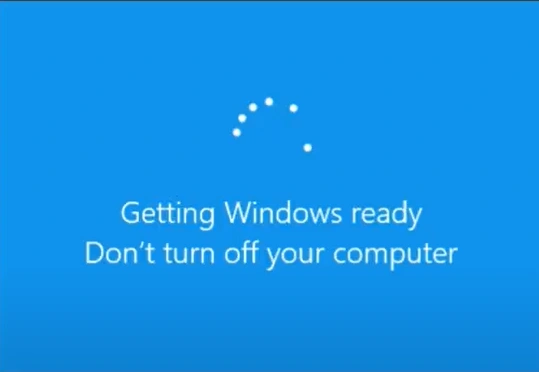 Once the update is complet