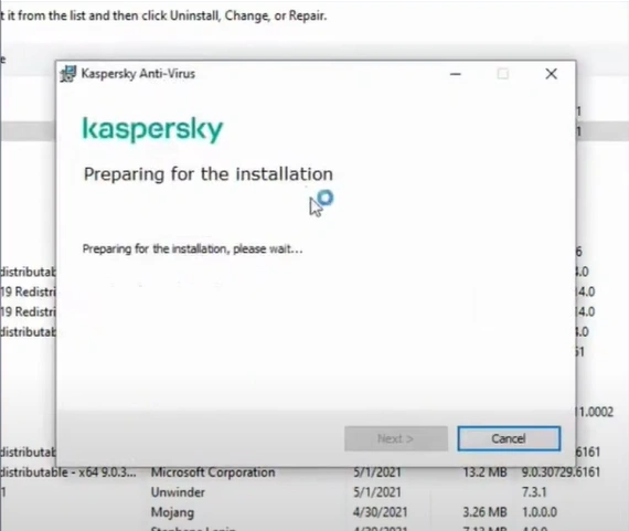 prompt appears to confirm