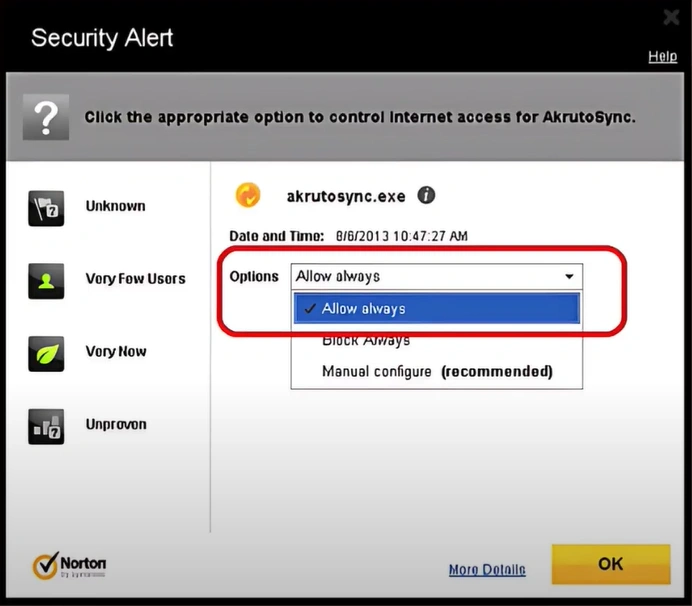 Choose your Options from the dropdown