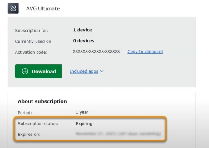 verify the subscription status to confirm