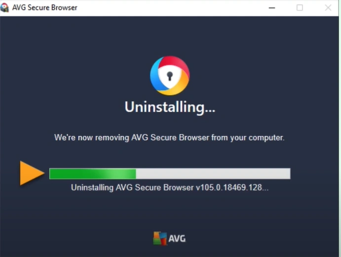 Wait for the uninstallation to complete