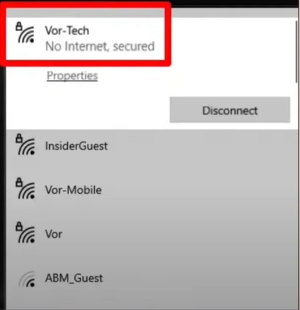 Connect your device to a different